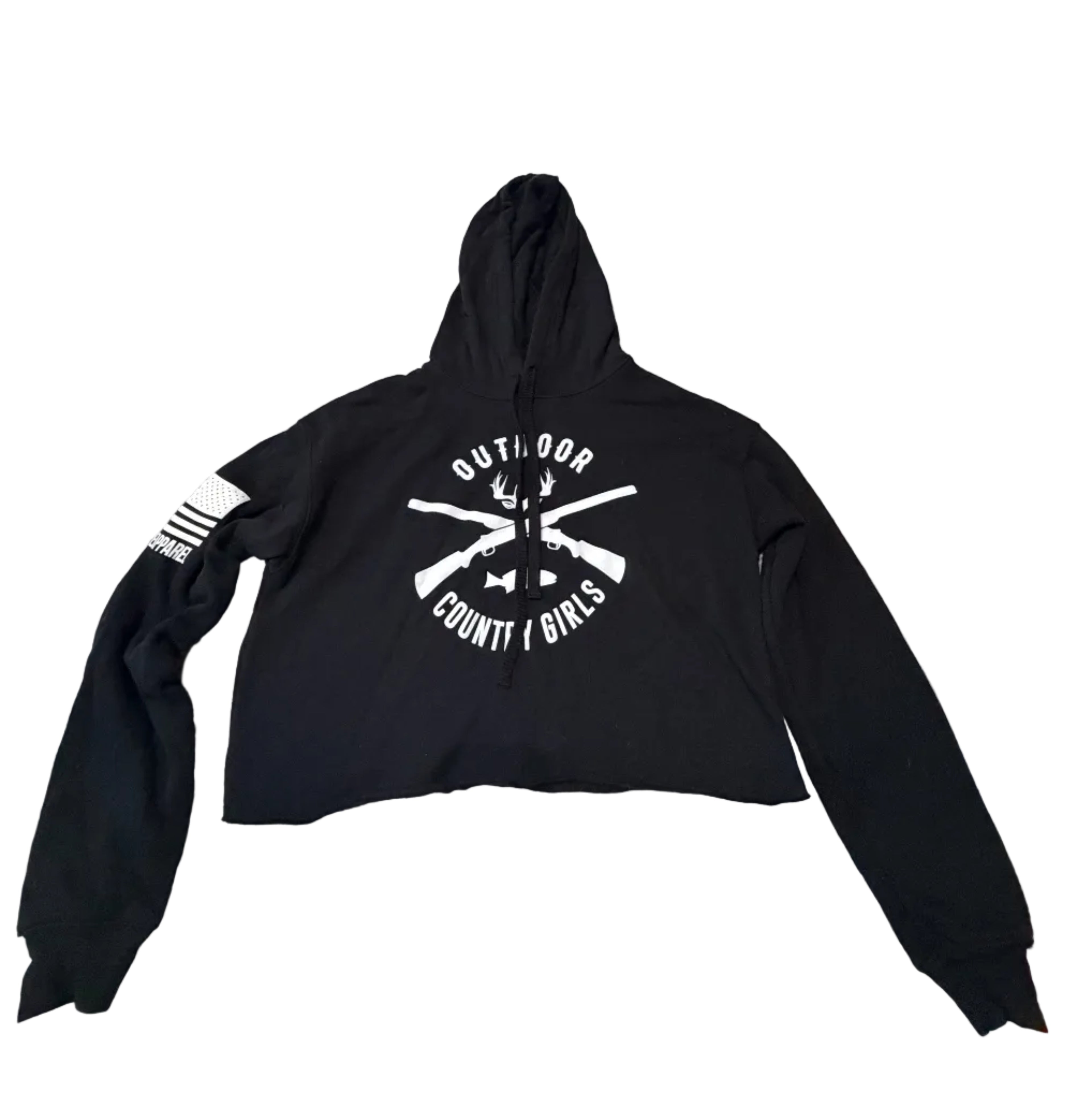 OCC Crop Hoodie - Black